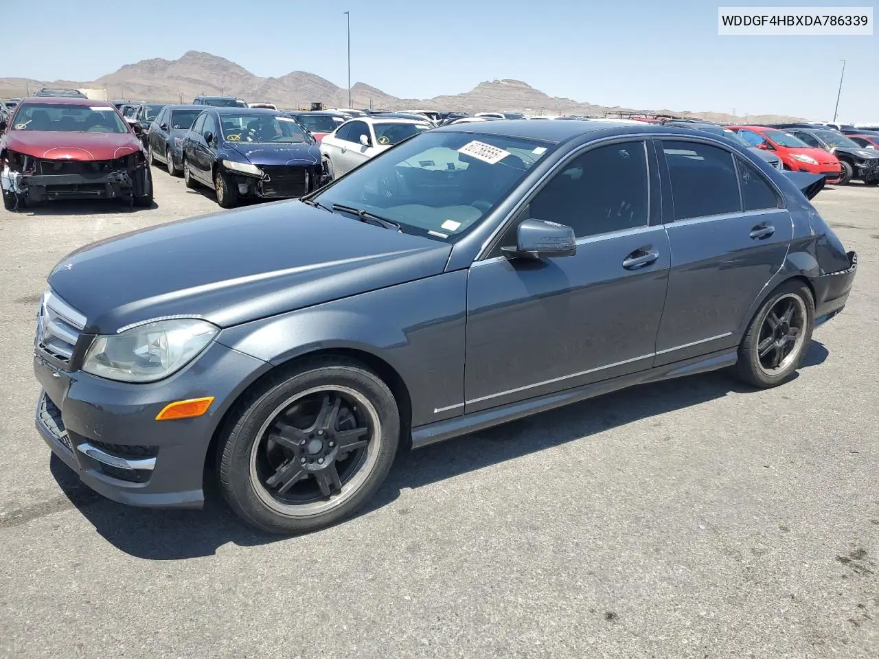 2013 Mercedes-Benz C 250 VIN: WDDGF4HBXDA786339 Lot: 60758555