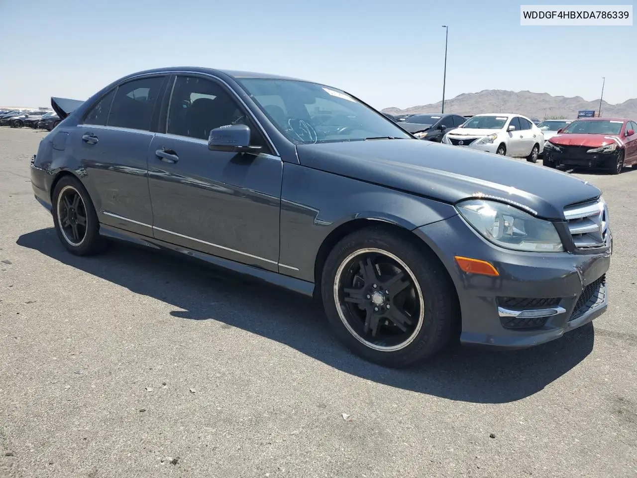 2013 Mercedes-Benz C 250 VIN: WDDGF4HBXDA786339 Lot: 60758555