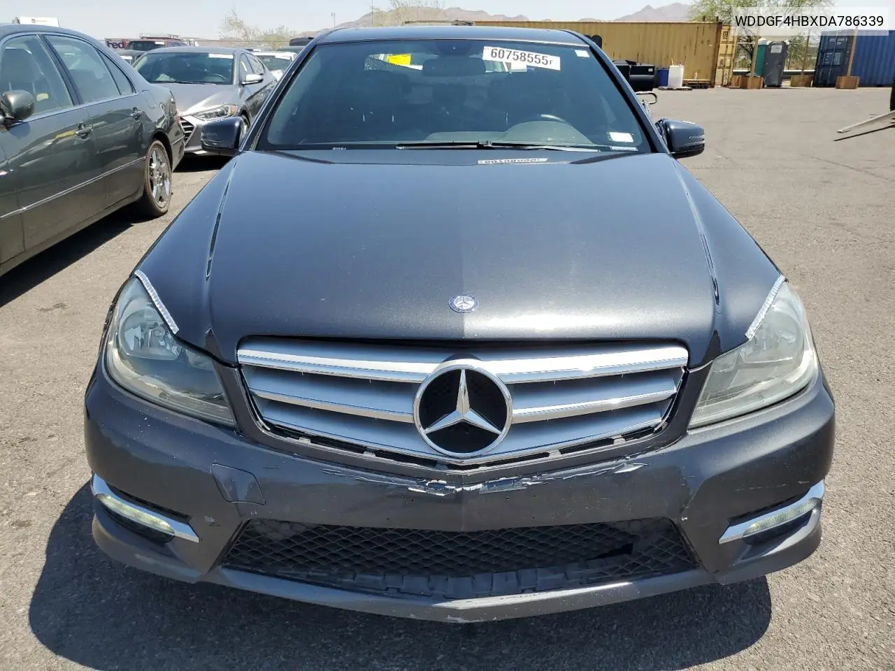 2013 Mercedes-Benz C 250 VIN: WDDGF4HBXDA786339 Lot: 60758555