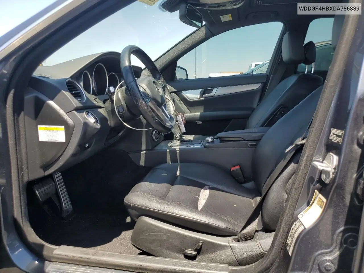 2013 Mercedes-Benz C 250 VIN: WDDGF4HBXDA786339 Lot: 60758555