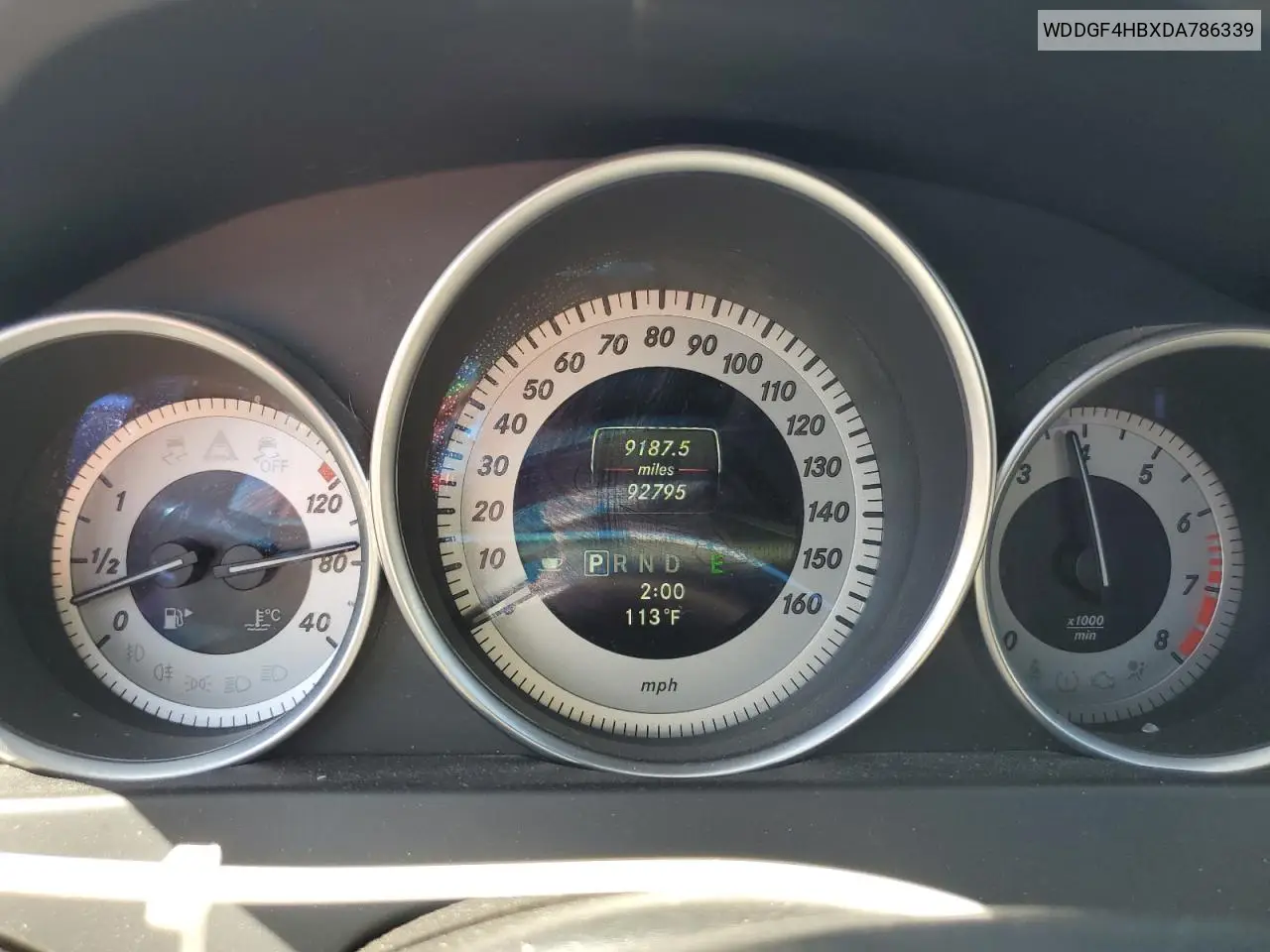 2013 Mercedes-Benz C 250 VIN: WDDGF4HBXDA786339 Lot: 60758555