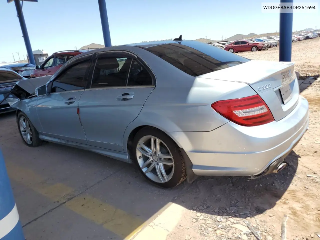2013 Mercedes-Benz C 300 4Matic VIN: WDDGF8AB3DR251694 Lot: 61095305