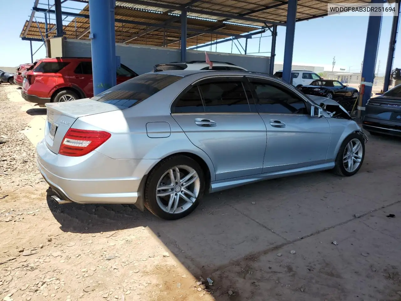 2013 Mercedes-Benz C 300 4Matic VIN: WDDGF8AB3DR251694 Lot: 61095305