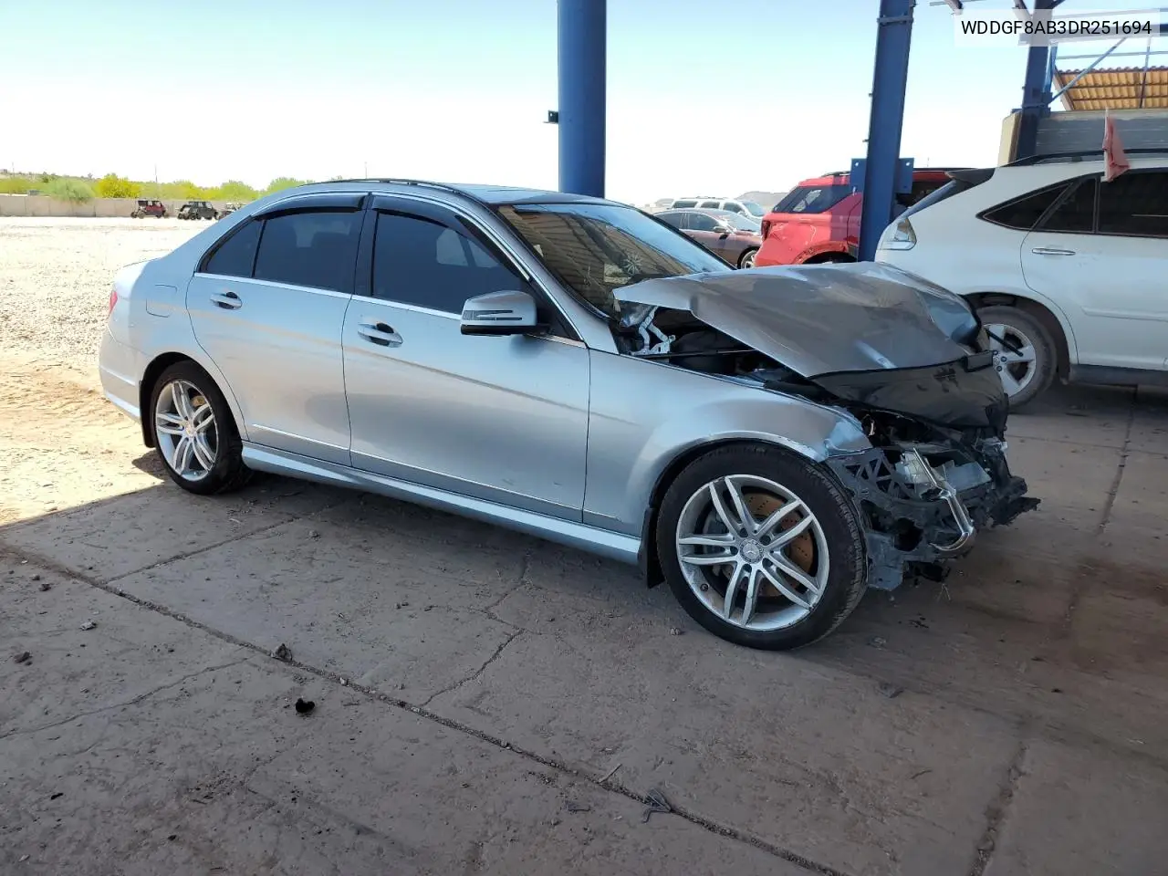 2013 Mercedes-Benz C 300 4Matic VIN: WDDGF8AB3DR251694 Lot: 61095305
