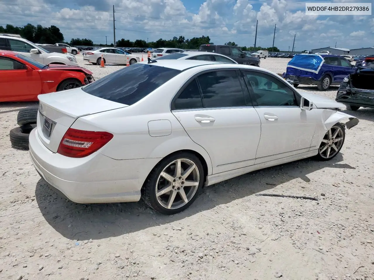 2013 Mercedes-Benz C 250 VIN: WDDGF4HB2DR279386 Lot: 61888045