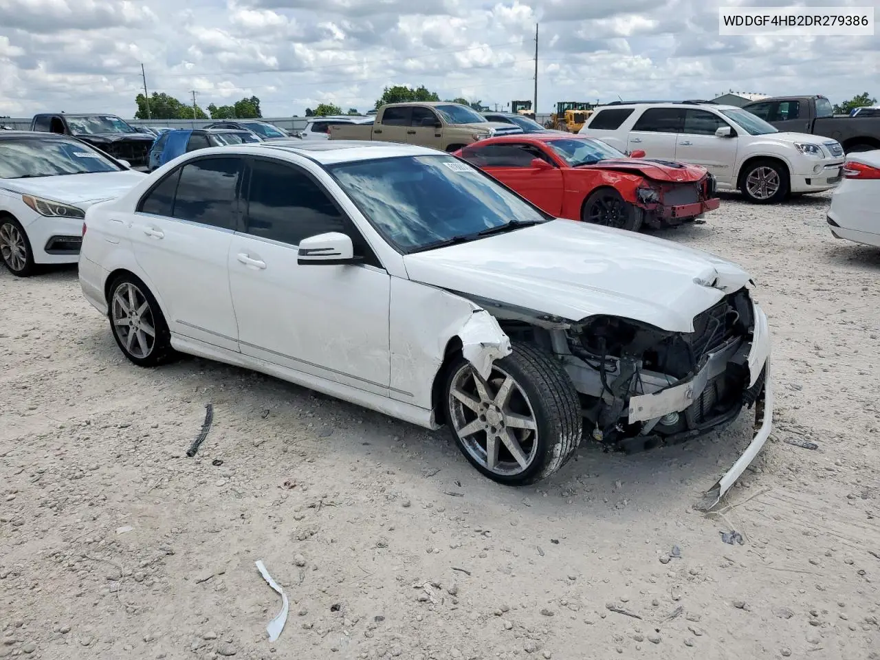 2013 Mercedes-Benz C 250 VIN: WDDGF4HB2DR279386 Lot: 61888045