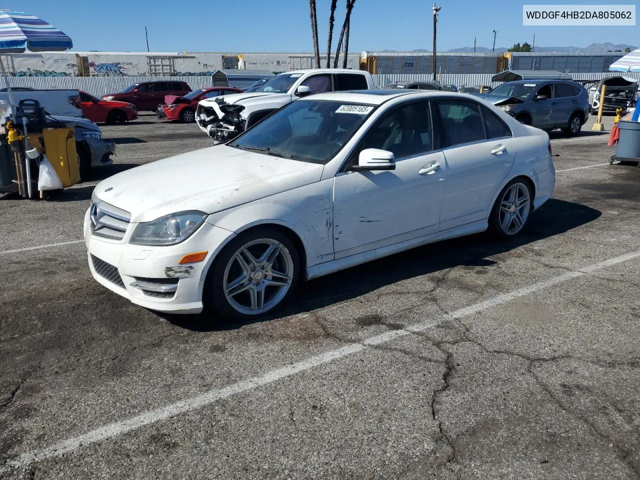2013 Mercedes-Benz C 250 VIN: WDDGF4HB2DA805062 Lot: 62005165