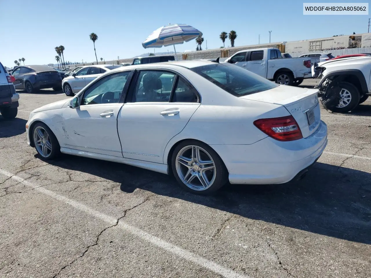 2013 Mercedes-Benz C 250 VIN: WDDGF4HB2DA805062 Lot: 62005165