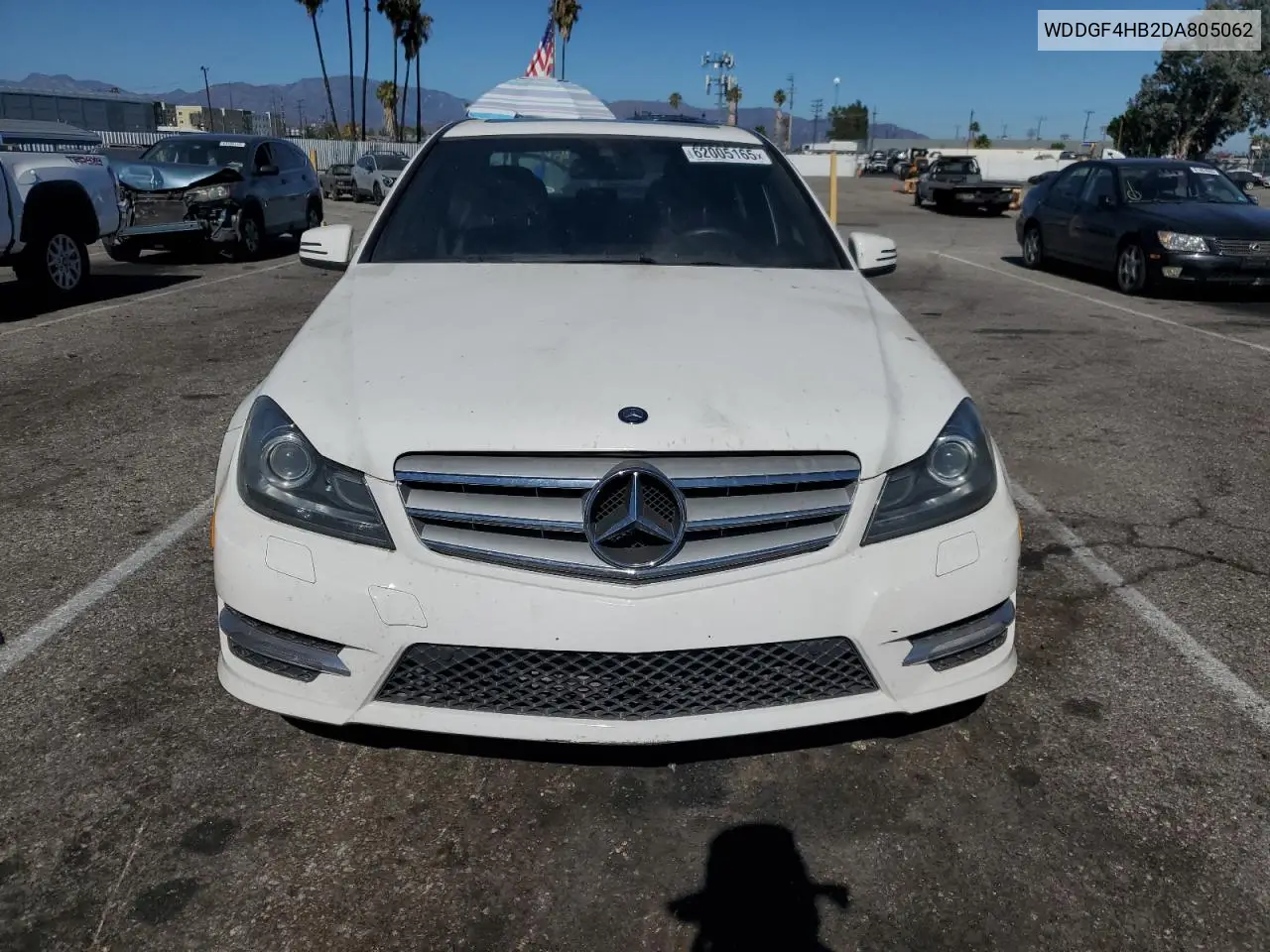 2013 Mercedes-Benz C 250 VIN: WDDGF4HB2DA805062 Lot: 62005165