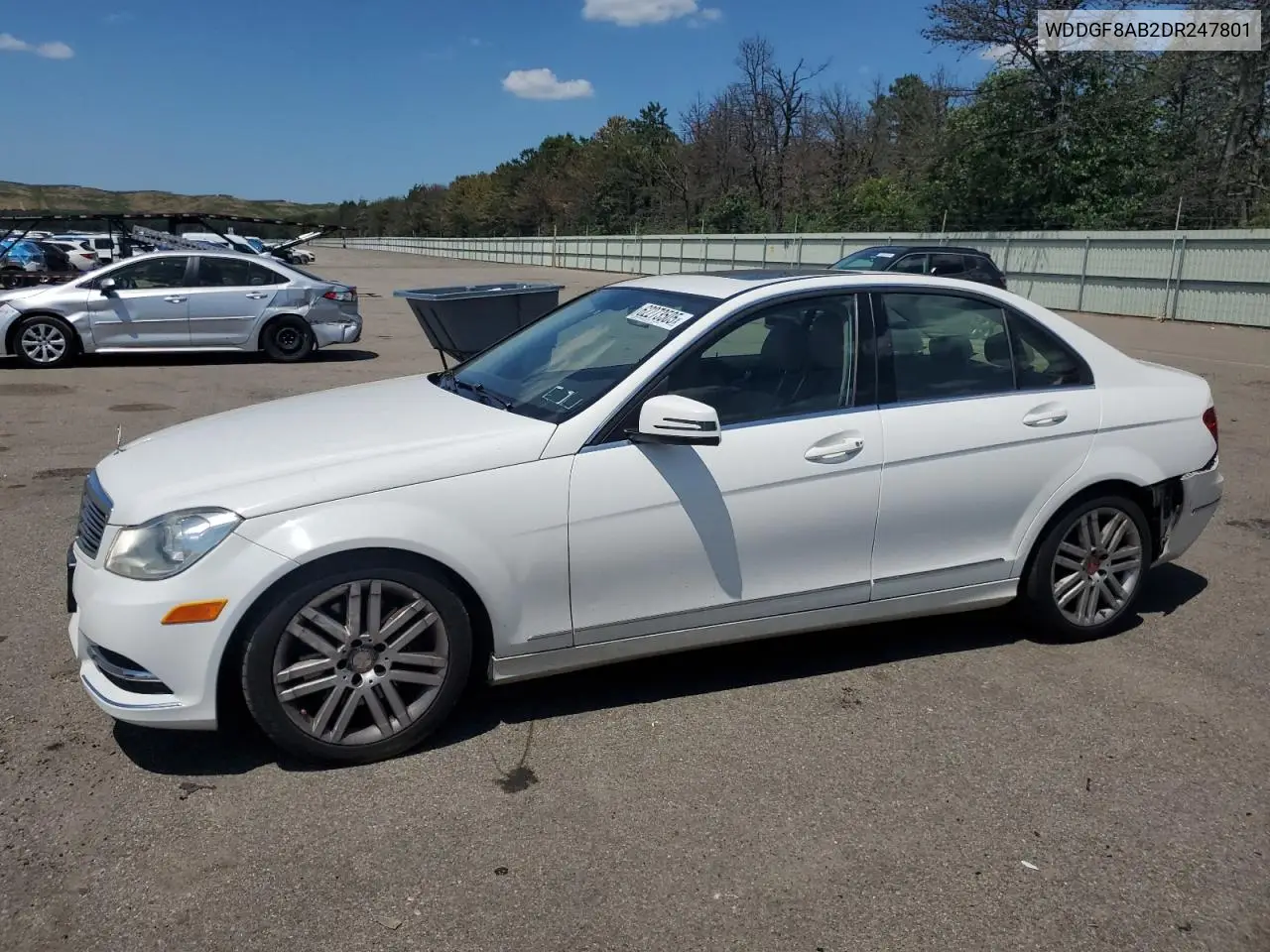 2013 Mercedes-Benz C 300 4Matic VIN: WDDGF8AB2DR247801 Lot: 62273505