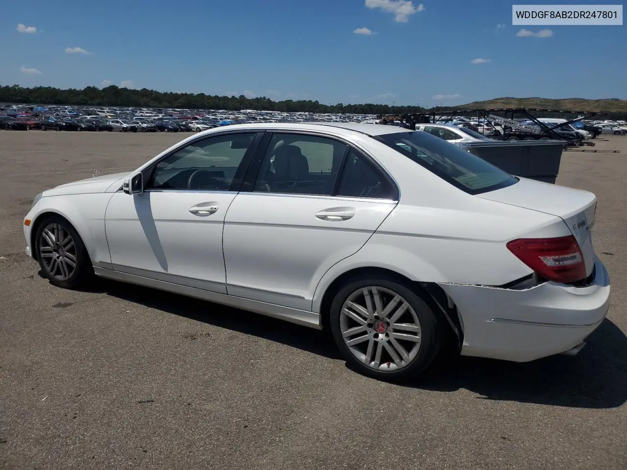 2013 Mercedes-Benz C 300 4Matic VIN: WDDGF8AB2DR247801 Lot: 62273505