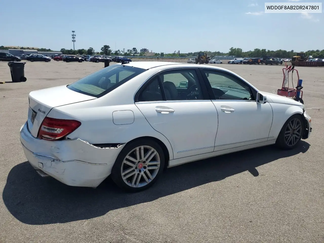 2013 Mercedes-Benz C 300 4Matic VIN: WDDGF8AB2DR247801 Lot: 62273505