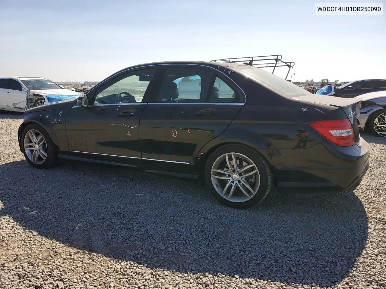2013 Mercedes-Benz C 250 VIN: WDDGF4HB1DR250090 Lot: 62451405