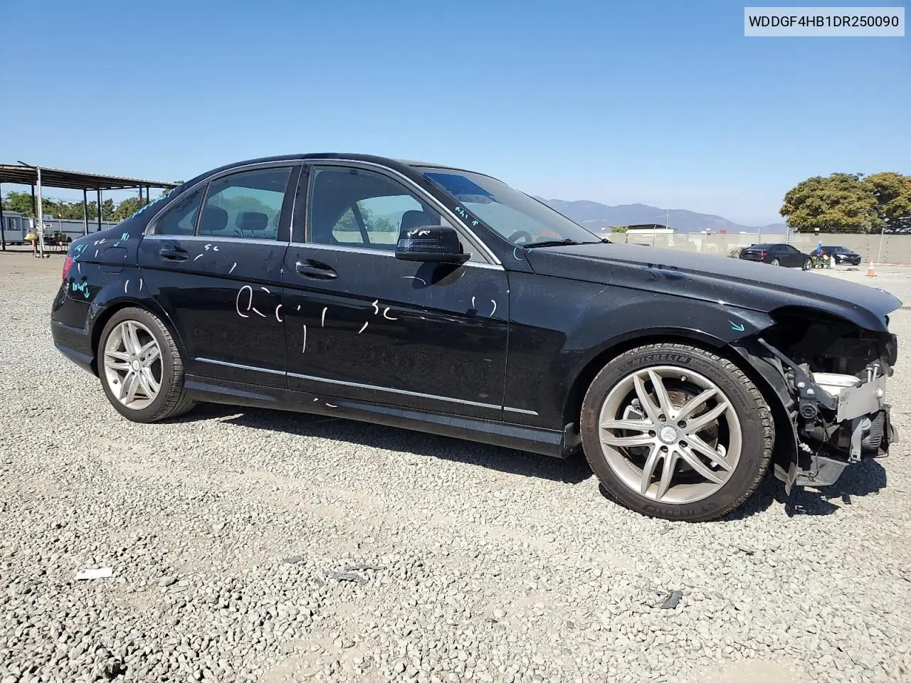 2013 Mercedes-Benz C 250 VIN: WDDGF4HB1DR250090 Lot: 62451405