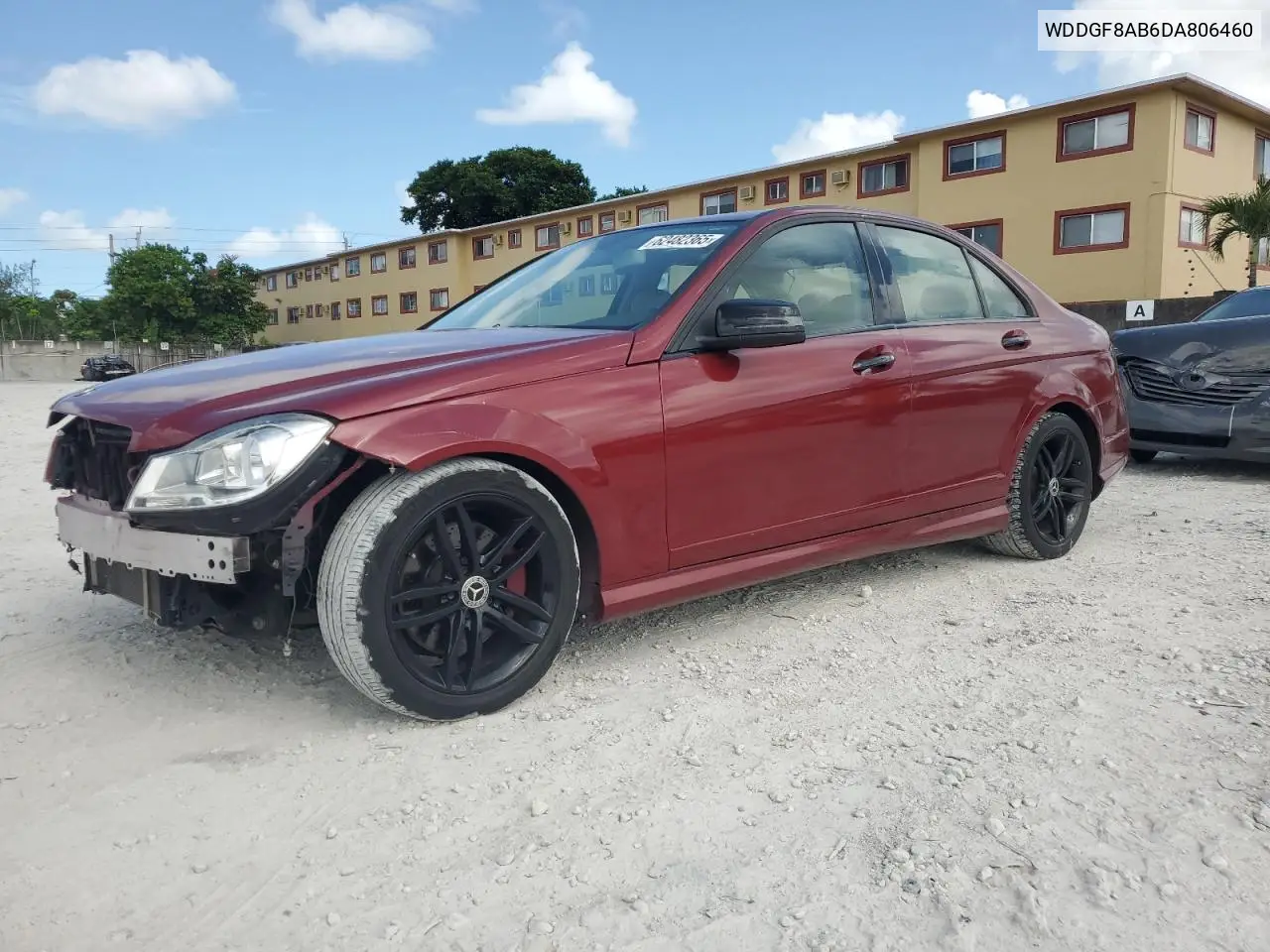 2013 Mercedes-Benz C 300 4Matic VIN: WDDGF8AB6DA806460 Lot: 62482365