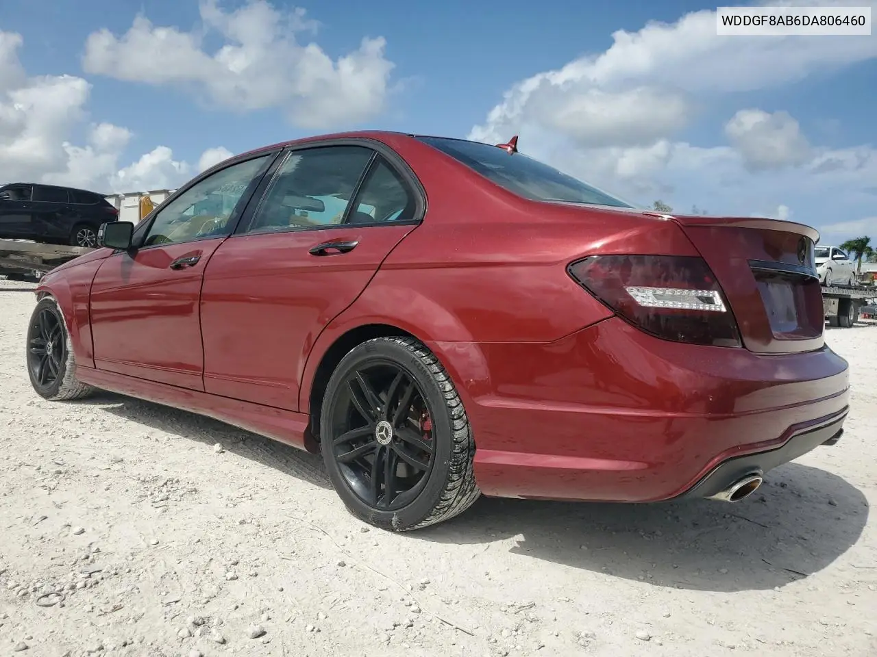 2013 Mercedes-Benz C 300 4Matic VIN: WDDGF8AB6DA806460 Lot: 62482365