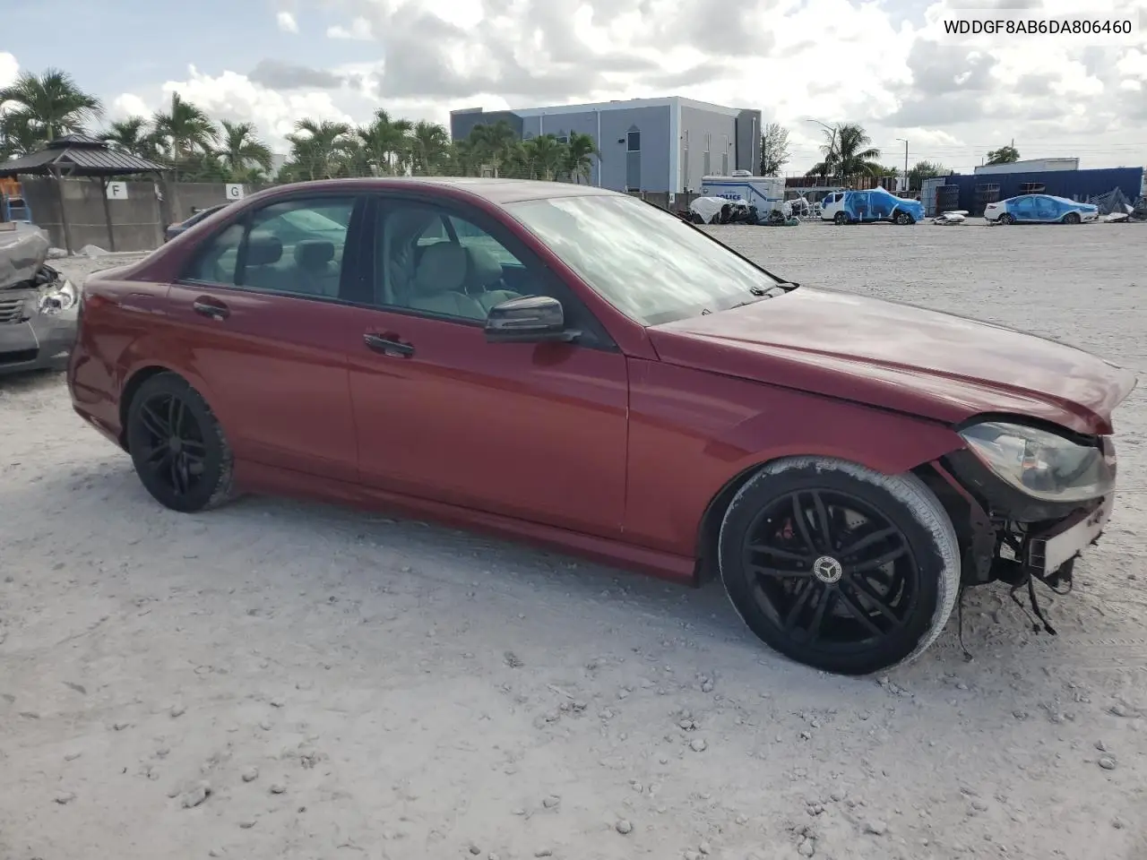 2013 Mercedes-Benz C 300 4Matic VIN: WDDGF8AB6DA806460 Lot: 62482365