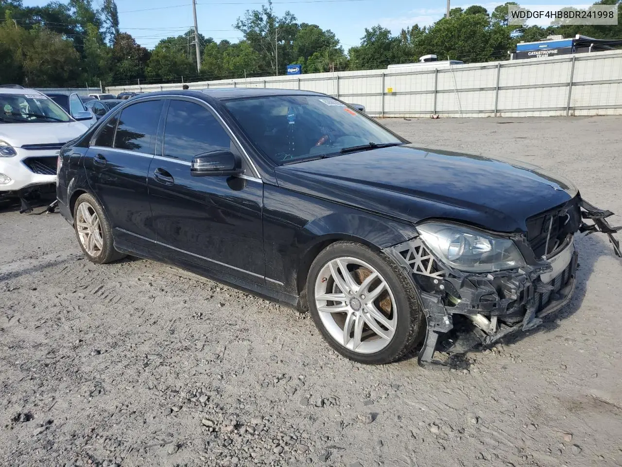 2013 Mercedes-Benz C 250 VIN: WDDGF4HB8DR241998 Lot: 62685365