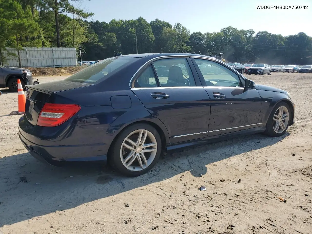 2013 Mercedes-Benz C 250 VIN: WDDGF4HB0DA750742 Lot: 62776725