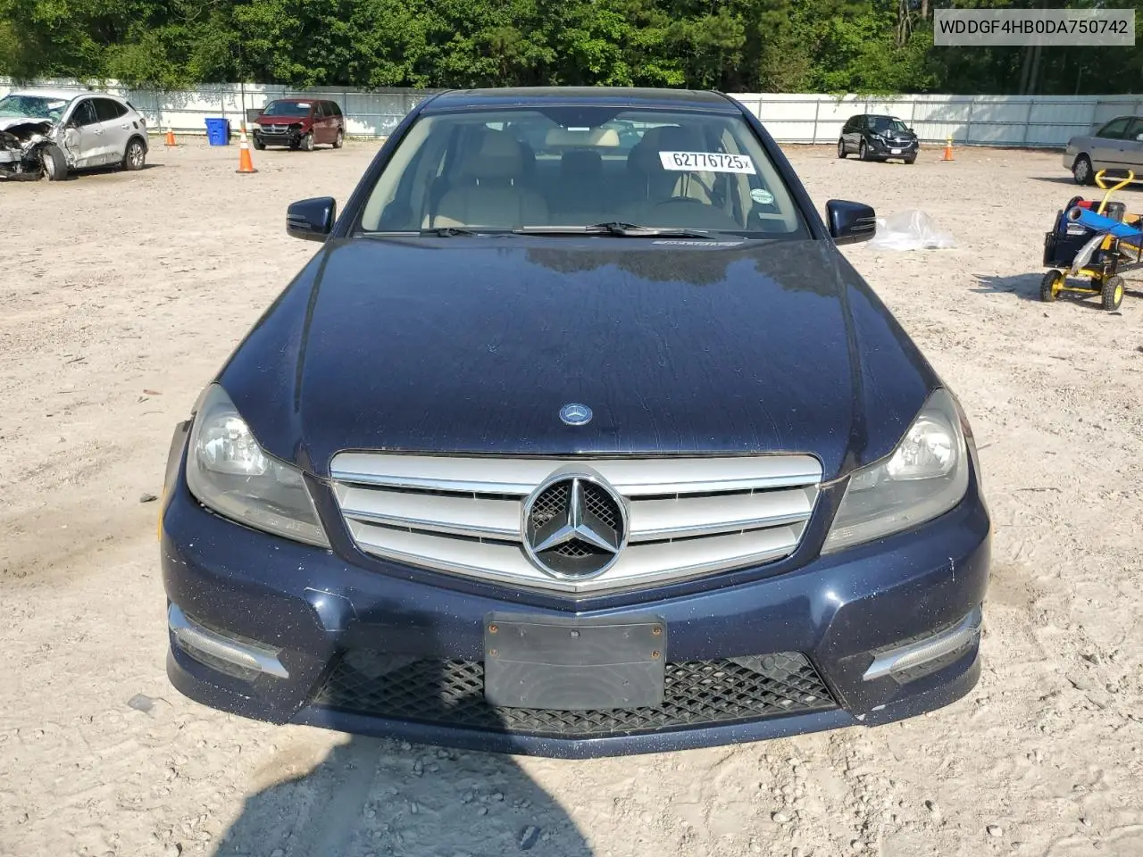 2013 Mercedes-Benz C 250 VIN: WDDGF4HB0DA750742 Lot: 62776725