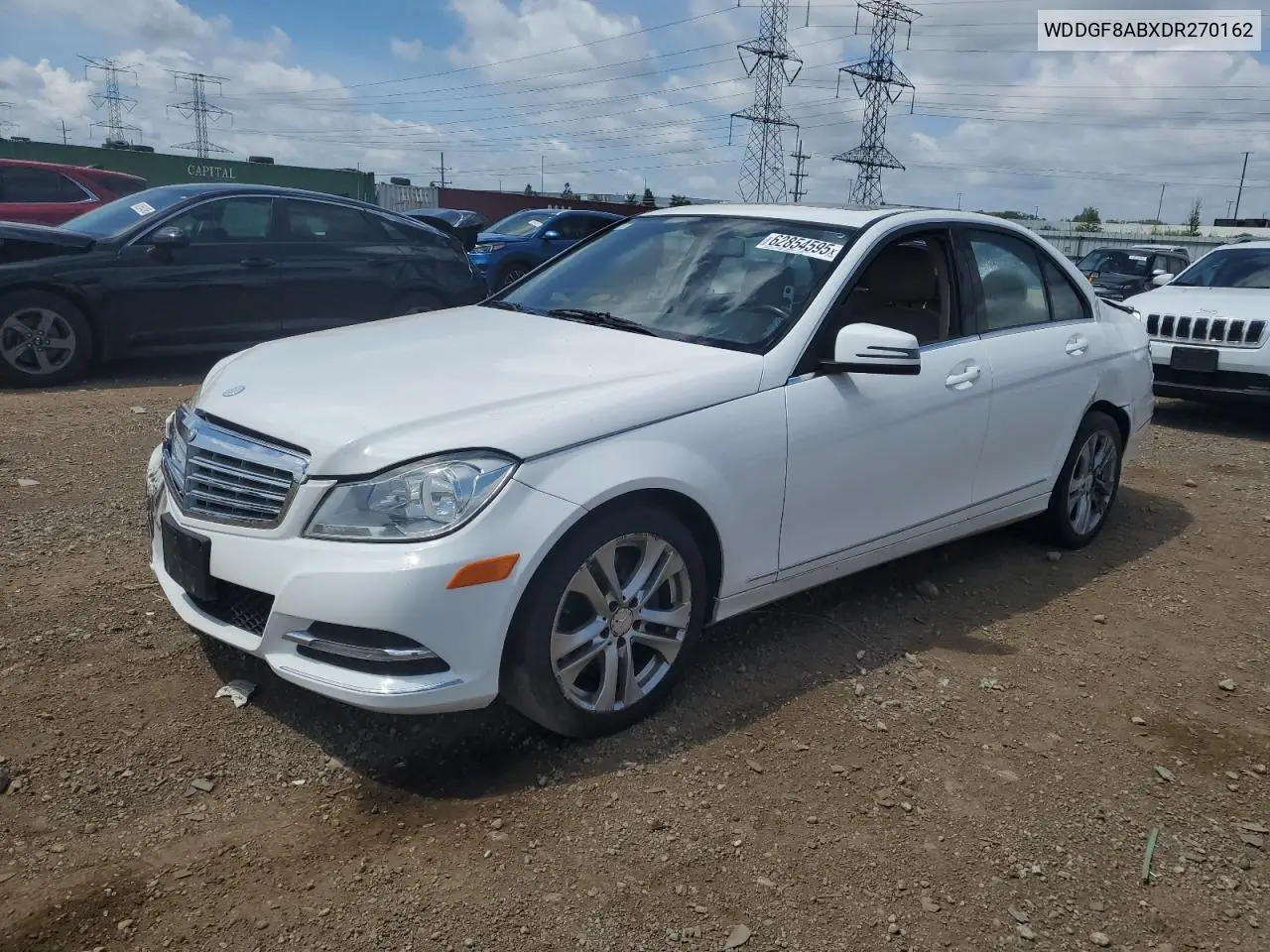 2013 Mercedes-Benz C 300 4Matic VIN: WDDGF8ABXDR270162 Lot: 62854595