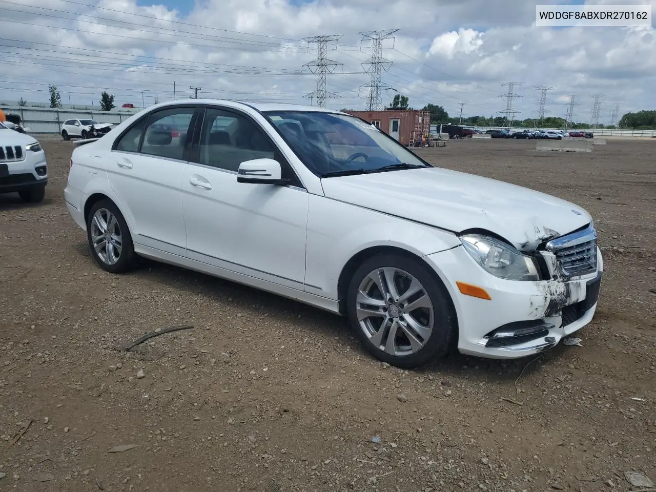 2013 Mercedes-Benz C 300 4Matic VIN: WDDGF8ABXDR270162 Lot: 62854595