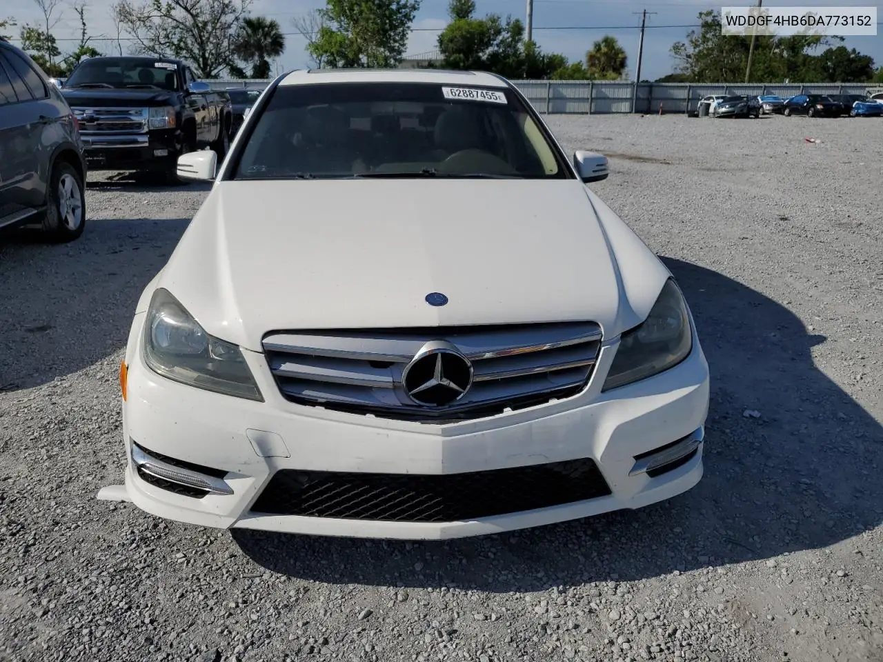 2013 Mercedes-Benz C 250 VIN: WDDGF4HB6DA773152 Lot: 62887455