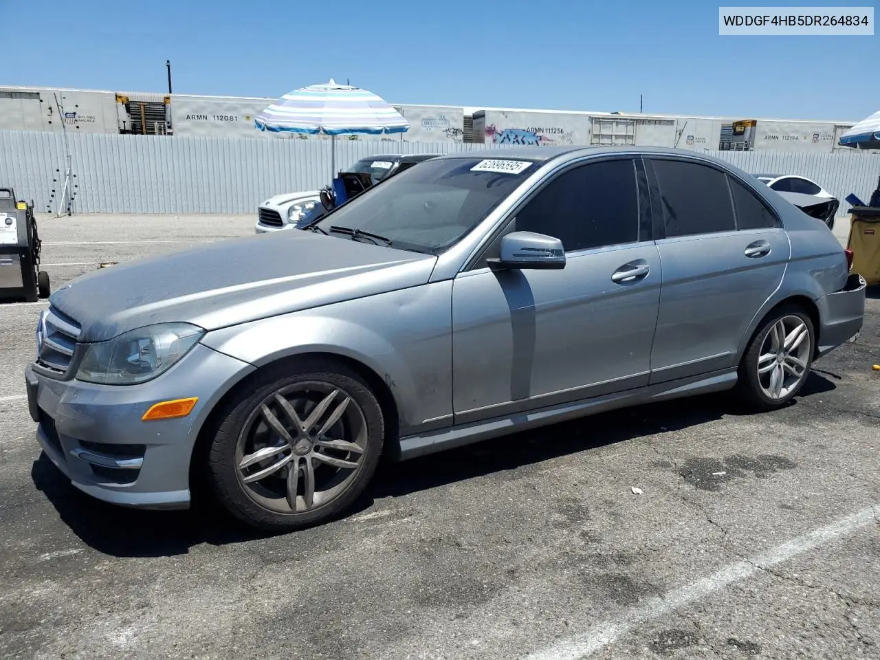 2013 Mercedes-Benz C 250 VIN: WDDGF4HB5DR264834 Lot: 62896595
