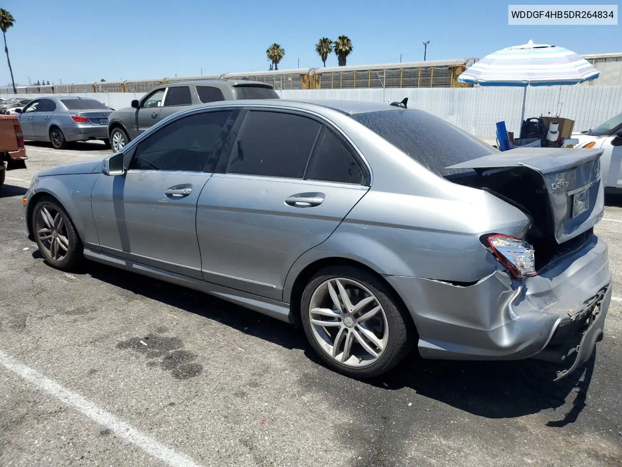2013 Mercedes-Benz C 250 VIN: WDDGF4HB5DR264834 Lot: 62896595