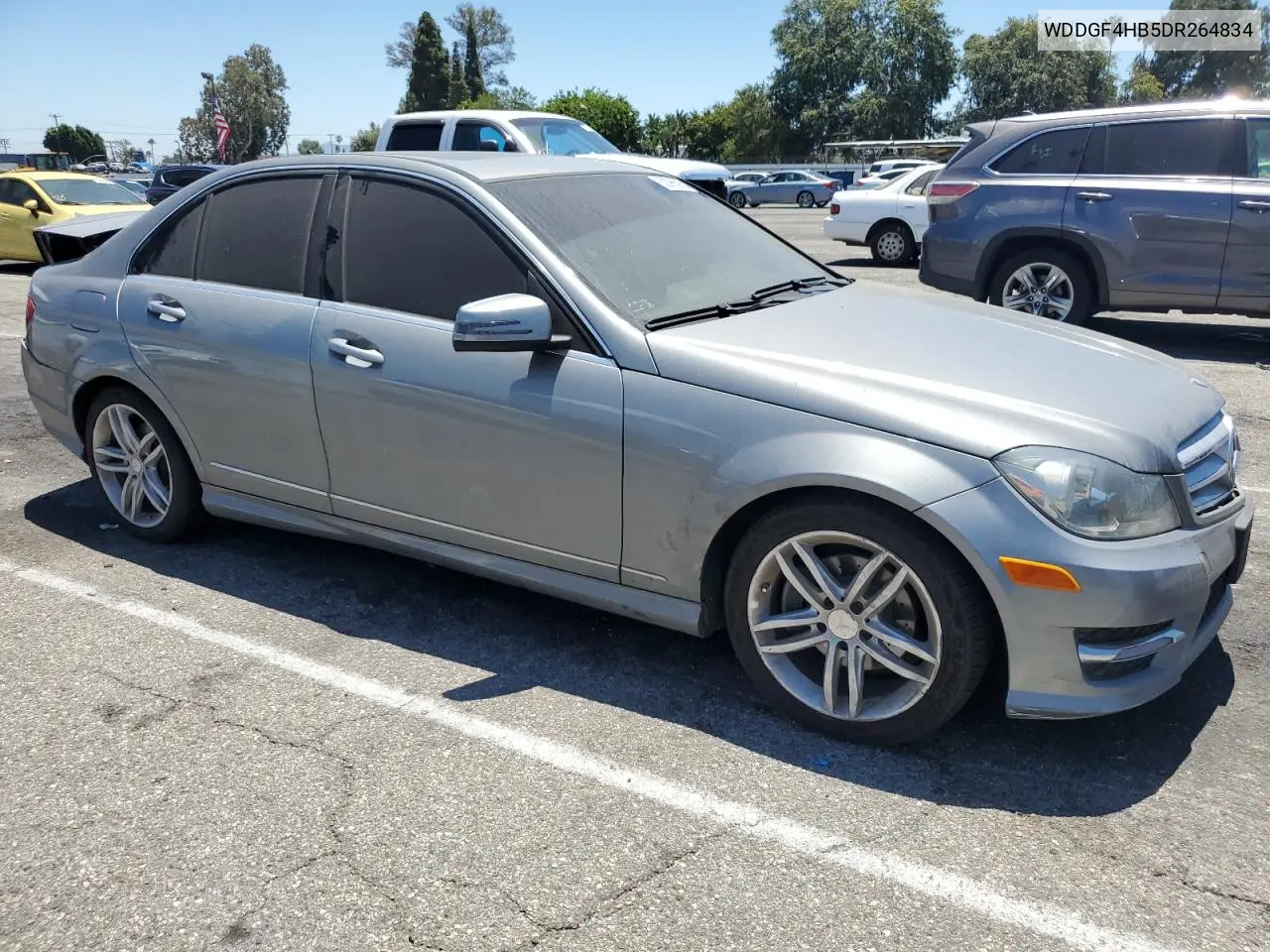 2013 Mercedes-Benz C 250 VIN: WDDGF4HB5DR264834 Lot: 62896595