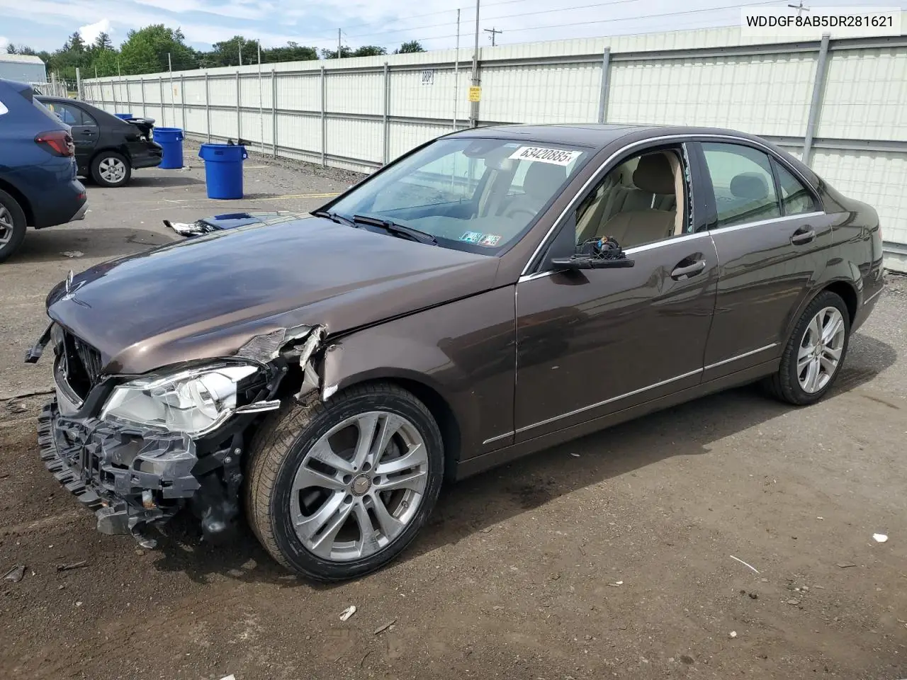 2013 Mercedes-Benz C 300 4Matic VIN: WDDGF8AB5DR281621 Lot: 63420885