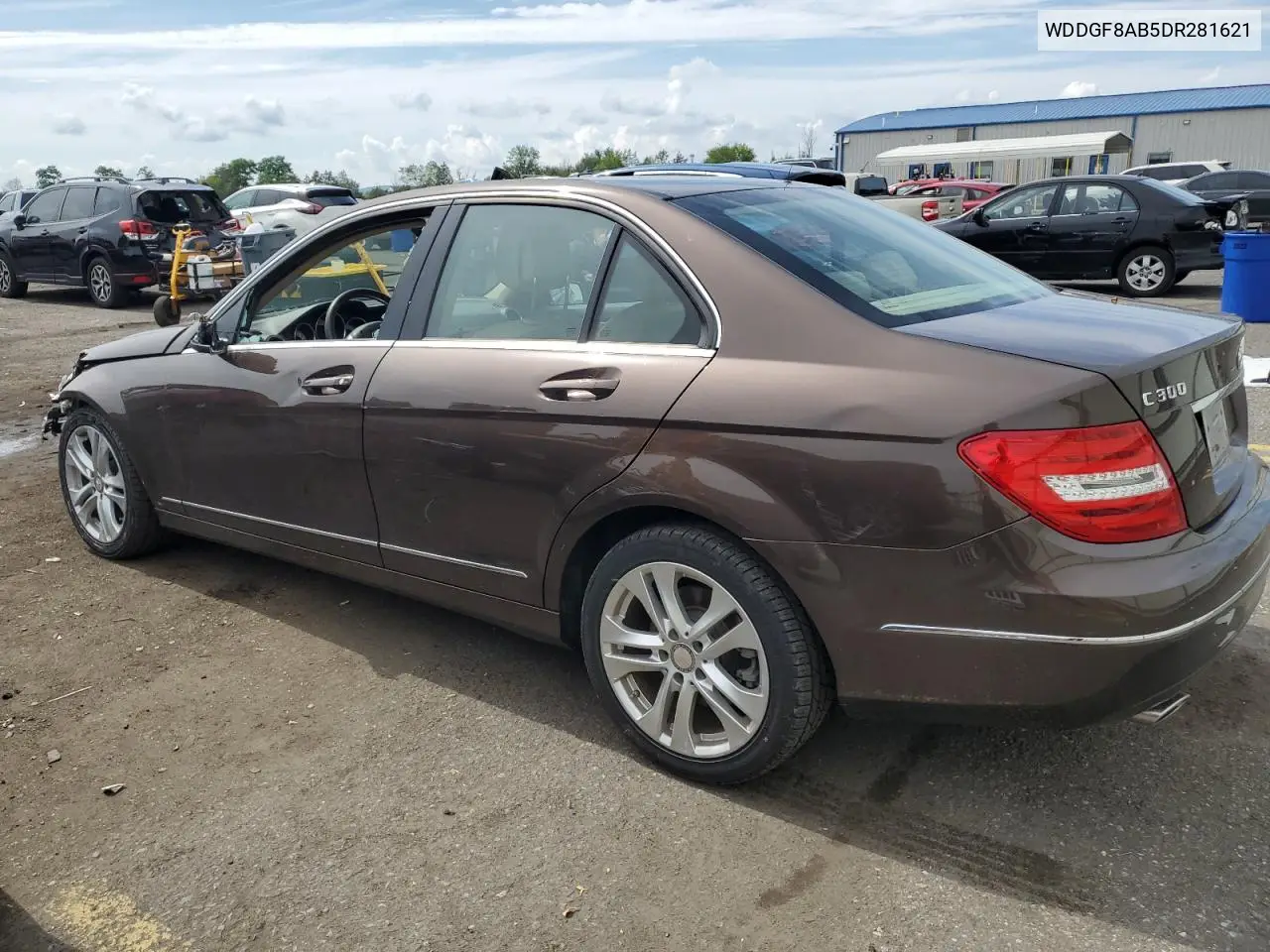2013 Mercedes-Benz C 300 4Matic VIN: WDDGF8AB5DR281621 Lot: 63420885