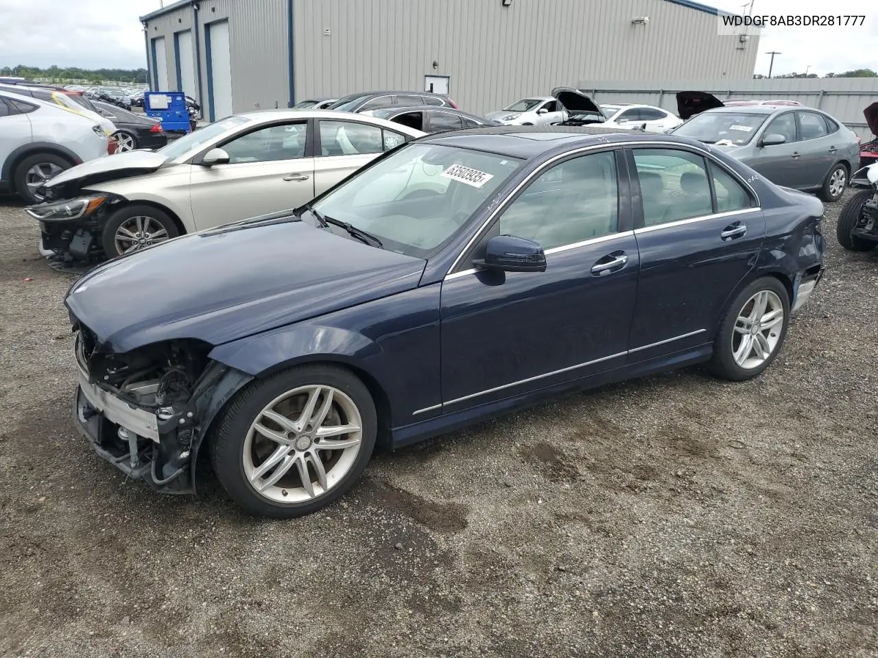 2013 Mercedes-Benz C 300 4Matic VIN: WDDGF8AB3DR281777 Lot: 63503935