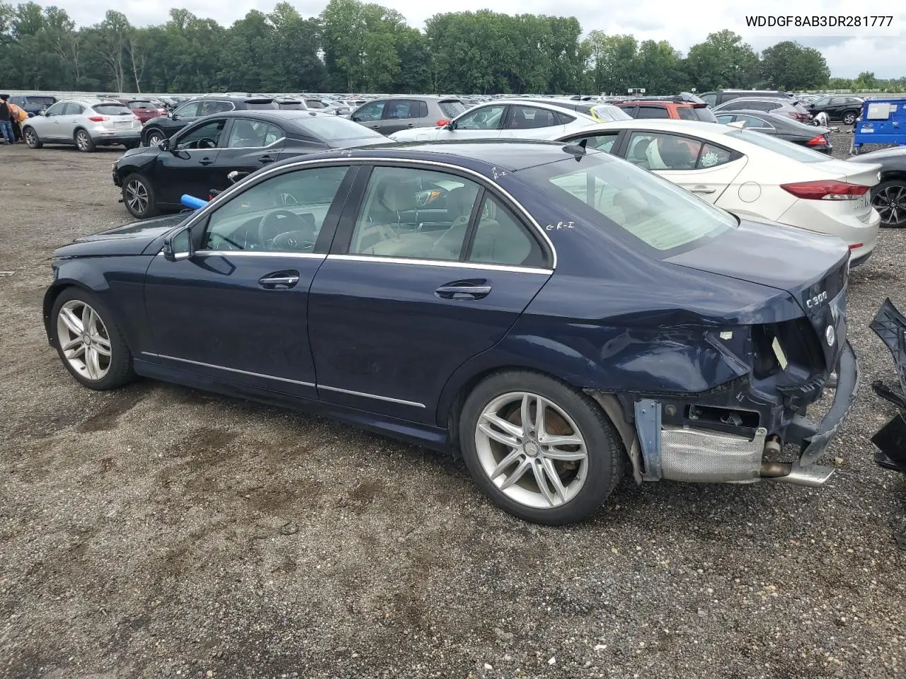 2013 Mercedes-Benz C 300 4Matic VIN: WDDGF8AB3DR281777 Lot: 63503935