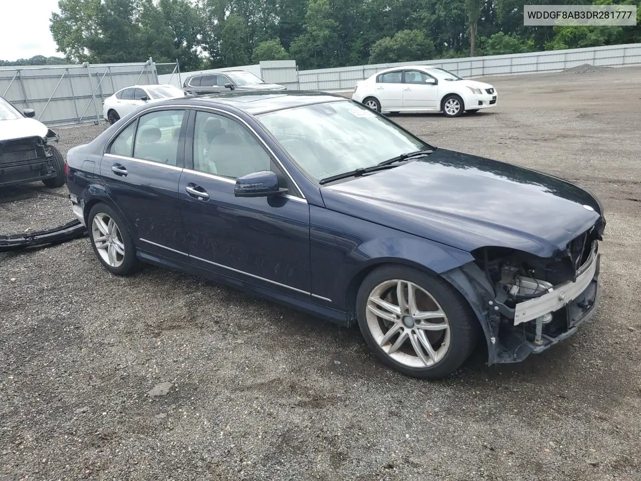 2013 Mercedes-Benz C 300 4Matic VIN: WDDGF8AB3DR281777 Lot: 63503935