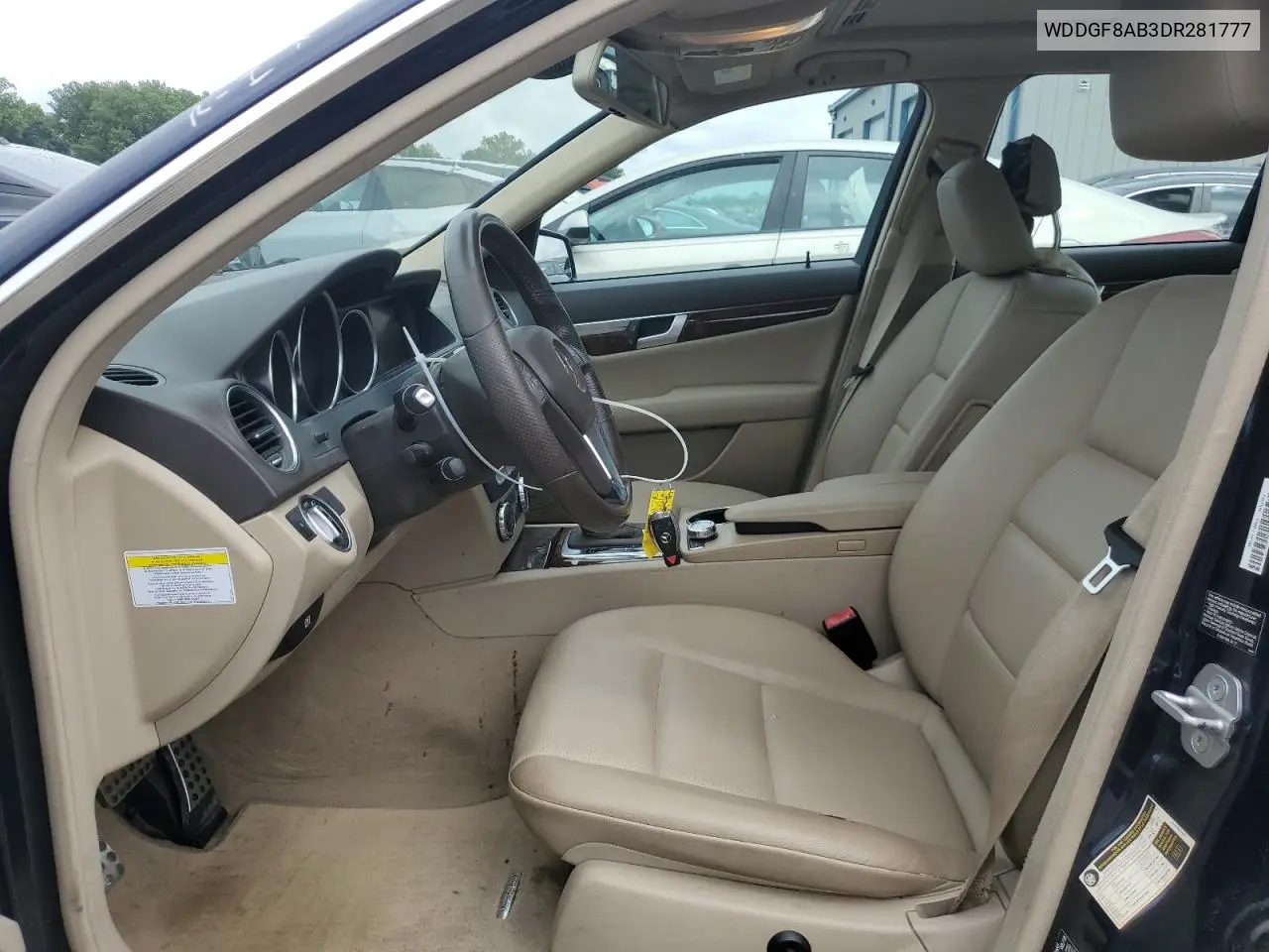 2013 Mercedes-Benz C 300 4Matic VIN: WDDGF8AB3DR281777 Lot: 63503935