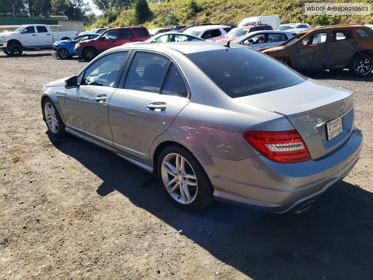 2013 Mercedes-Benz C 250 VIN: WDDGF4HB8DR253603 Lot: 63707225
