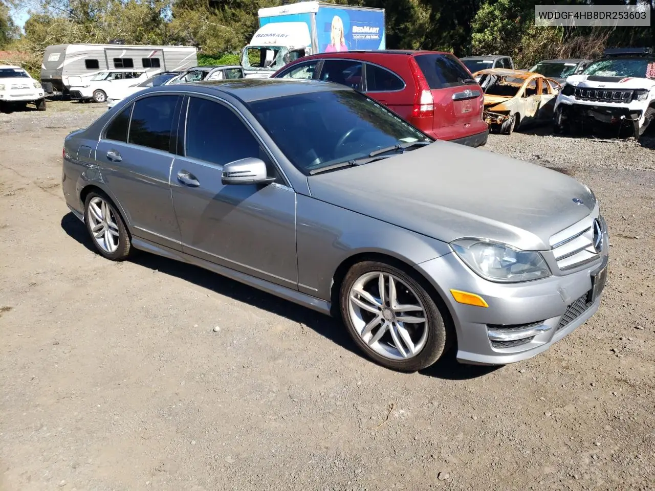 2013 Mercedes-Benz C 250 VIN: WDDGF4HB8DR253603 Lot: 63707225