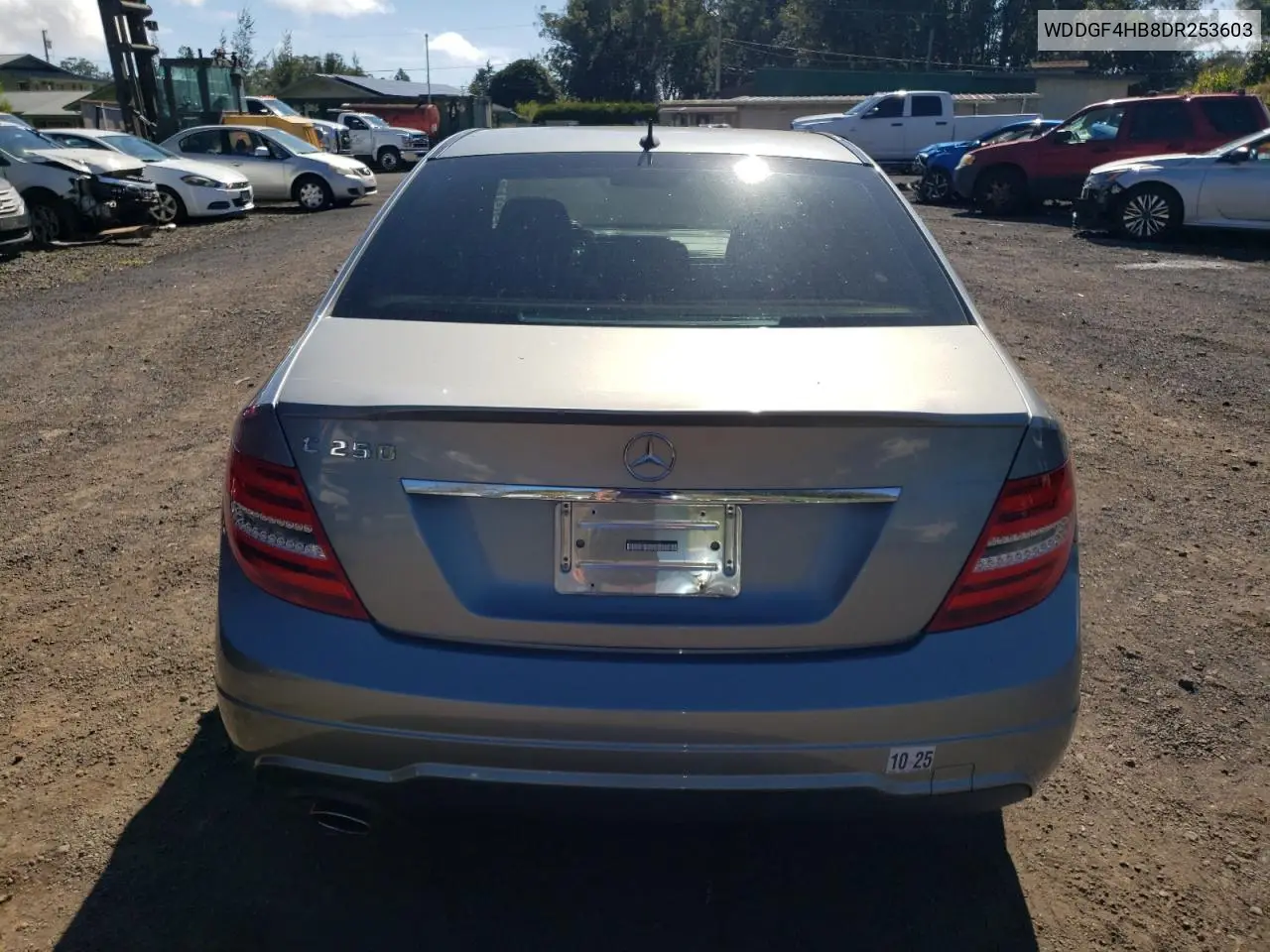 2013 Mercedes-Benz C 250 VIN: WDDGF4HB8DR253603 Lot: 63707225