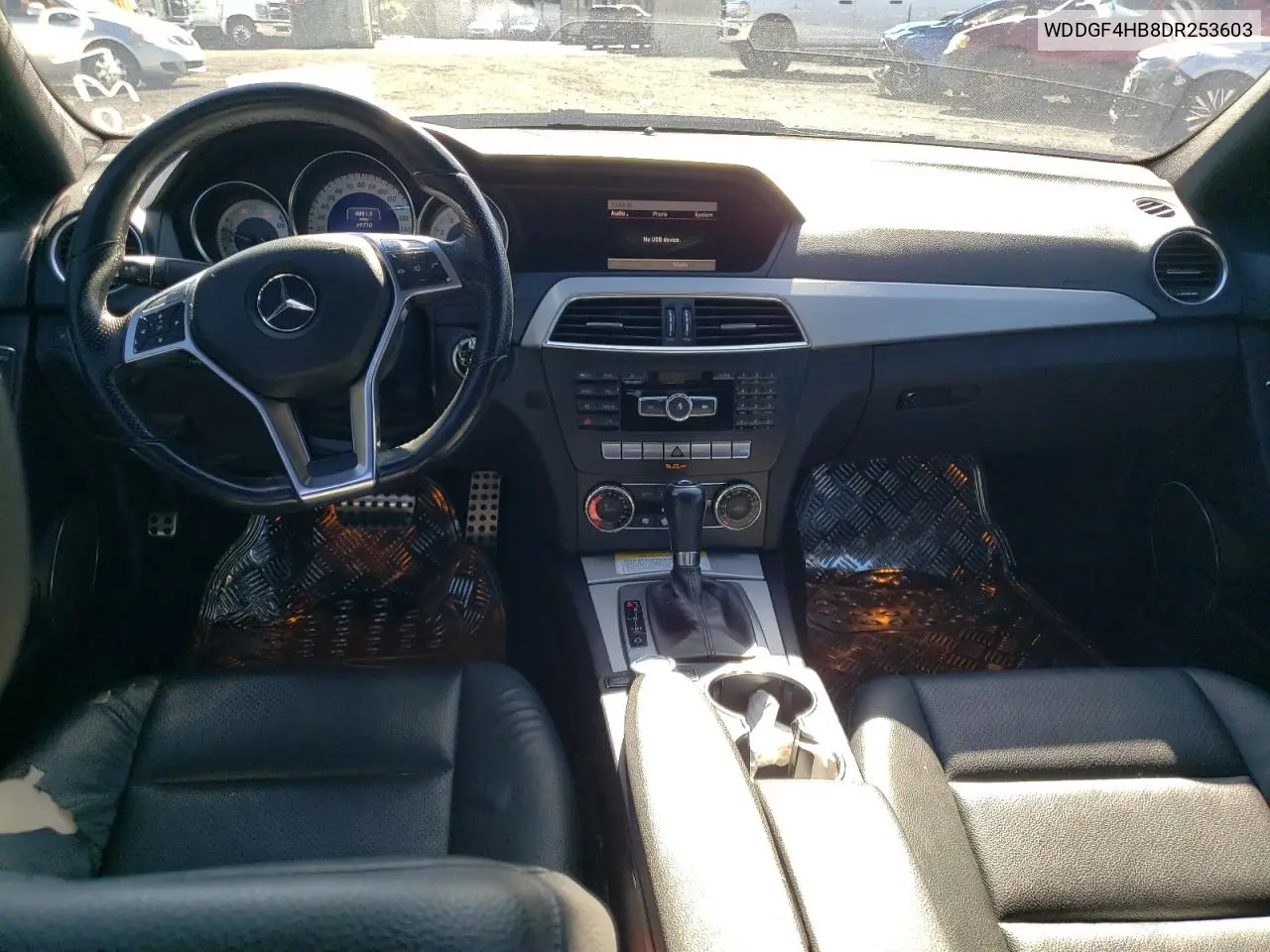 2013 Mercedes-Benz C 250 VIN: WDDGF4HB8DR253603 Lot: 63707225