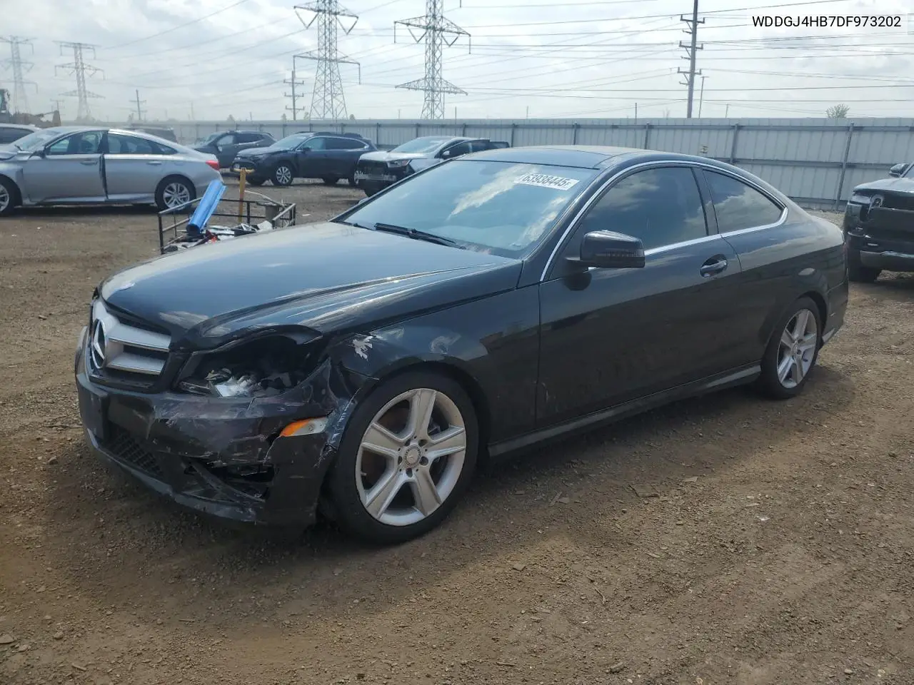 2013 Mercedes-Benz C 250 VIN: WDDGJ4HB7DF973202 Lot: 63938445