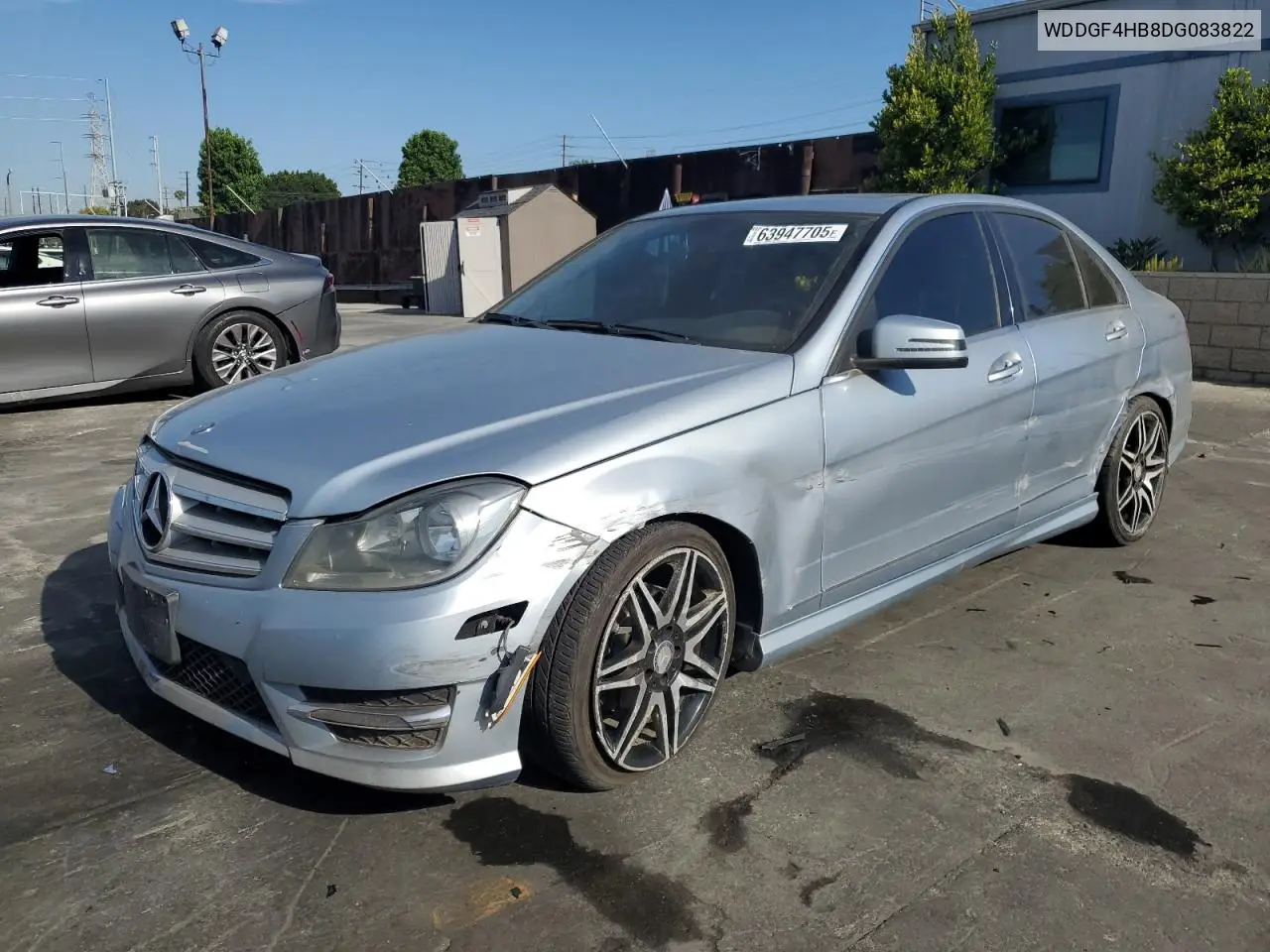 2013 Mercedes-Benz C 250 VIN: WDDGF4HB8DG083822 Lot: 63947705