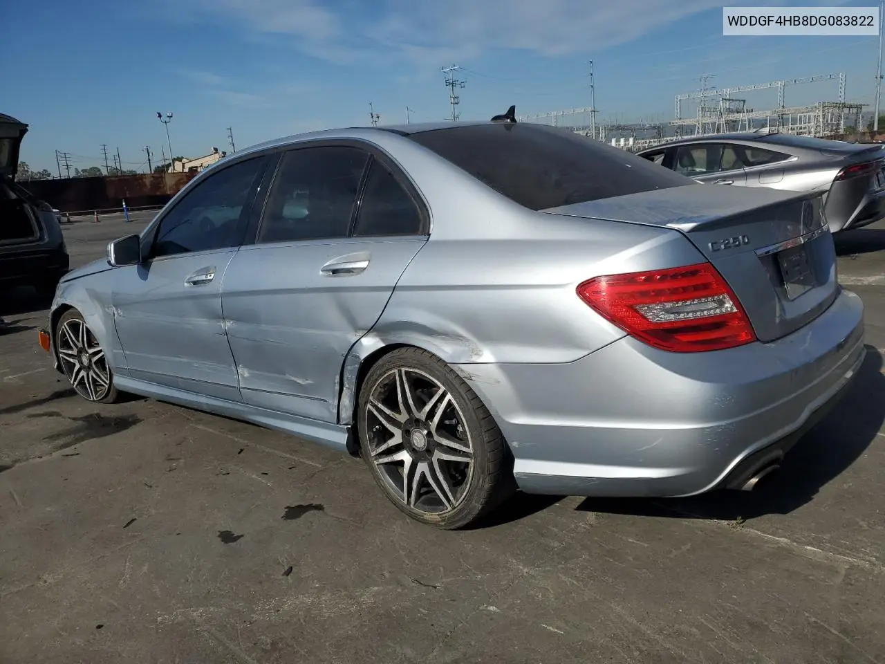 2013 Mercedes-Benz C 250 VIN: WDDGF4HB8DG083822 Lot: 63947705