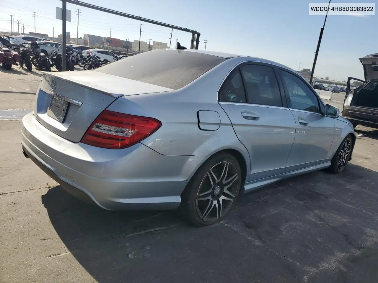 2013 Mercedes-Benz C 250 VIN: WDDGF4HB8DG083822 Lot: 63947705