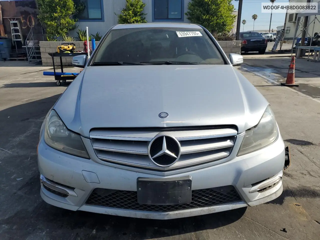 2013 Mercedes-Benz C 250 VIN: WDDGF4HB8DG083822 Lot: 63947705