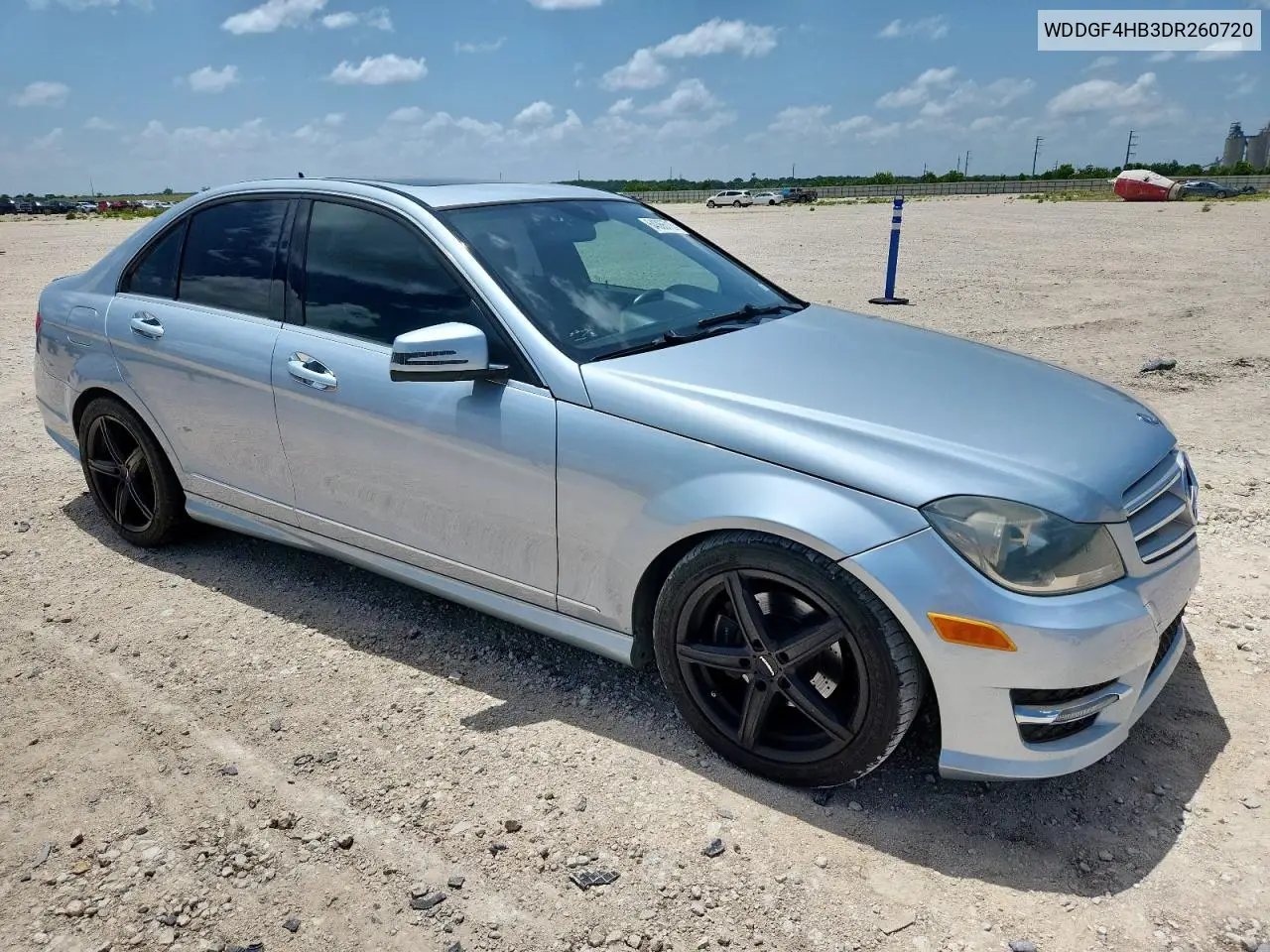 2013 Mercedes-Benz C 250 VIN: WDDGF4HB3DR260720 Lot: 64066715