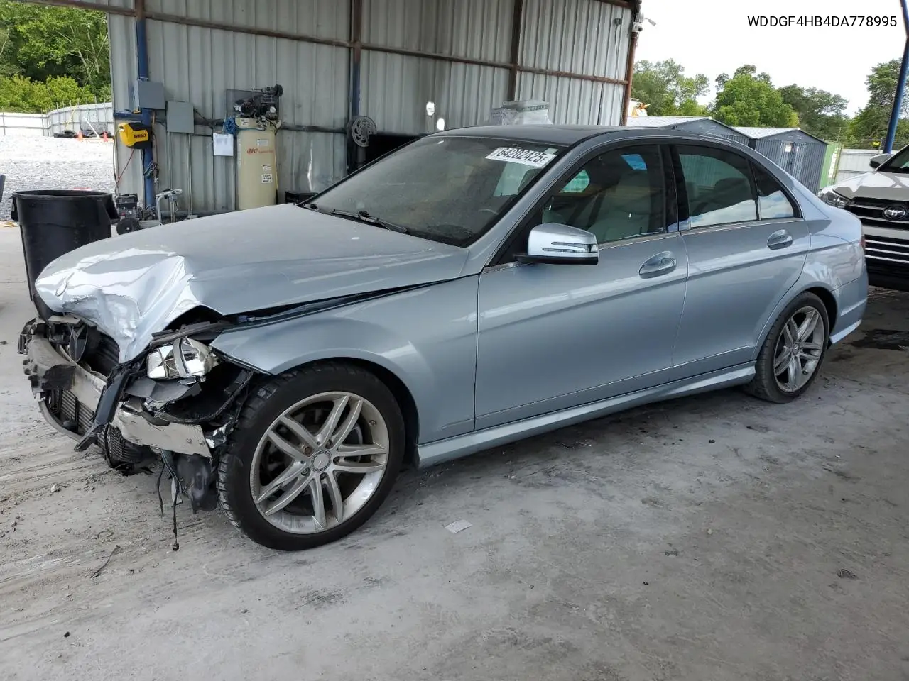 2013 Mercedes-Benz C 250 VIN: WDDGF4HB4DA778995 Lot: 64202425