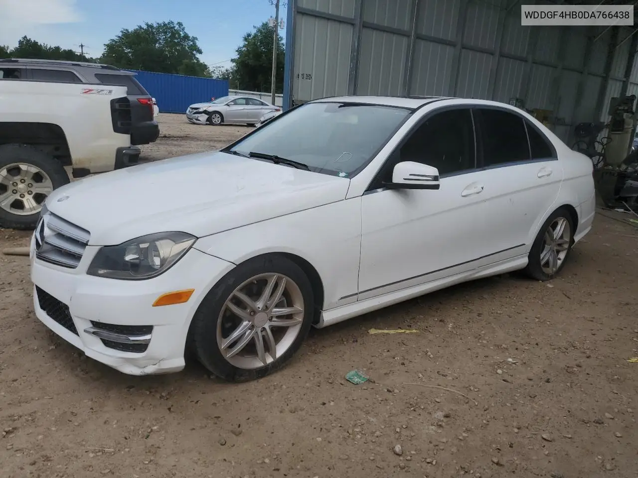 2013 Mercedes-Benz C 250 VIN: WDDGF4HB0DA766438 Lot: 64234595