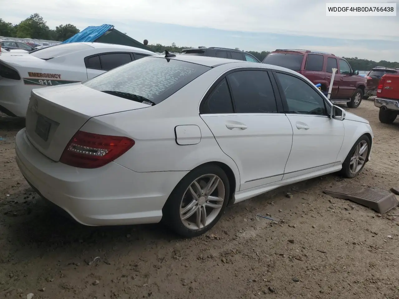 2013 Mercedes-Benz C 250 VIN: WDDGF4HB0DA766438 Lot: 64234595
