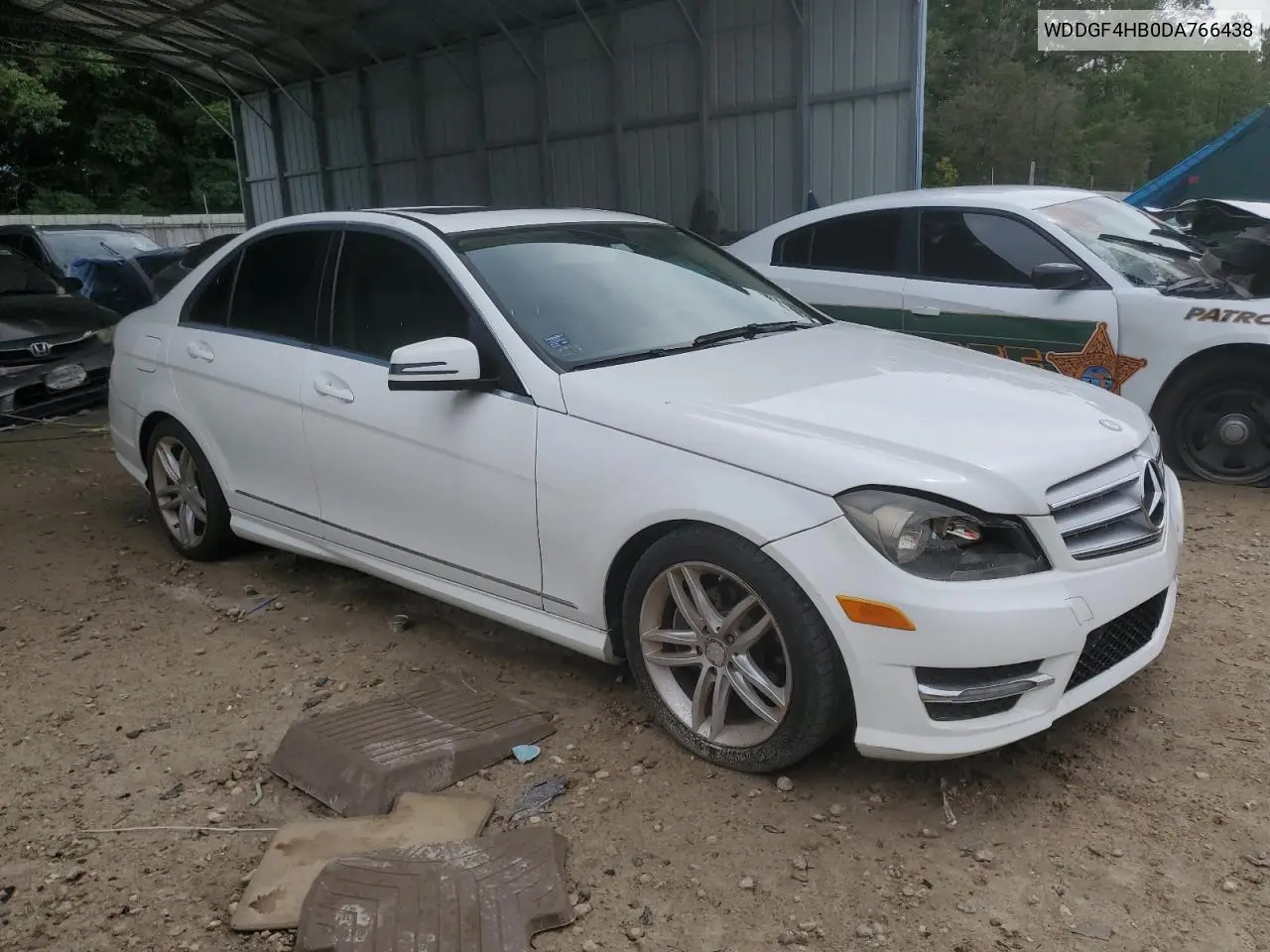 2013 Mercedes-Benz C 250 VIN: WDDGF4HB0DA766438 Lot: 64234595